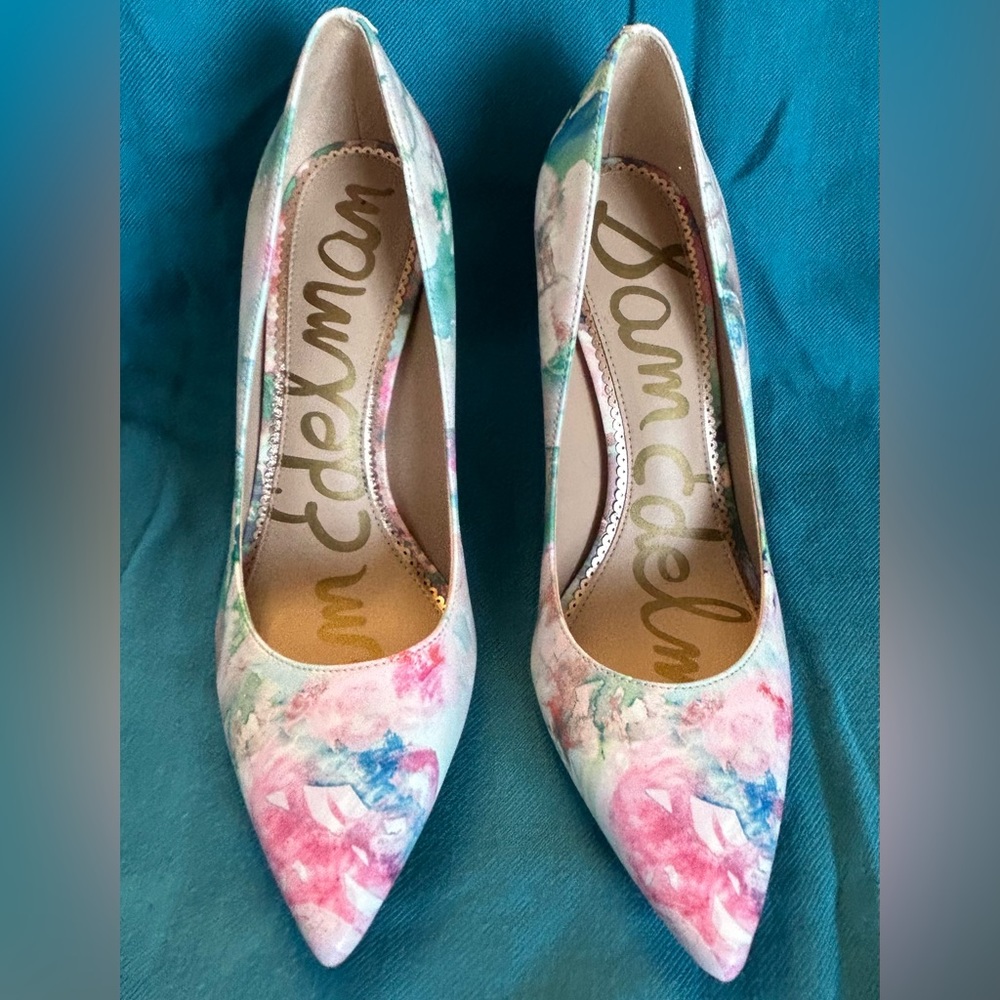 Sam Edelman Watercolor Heels